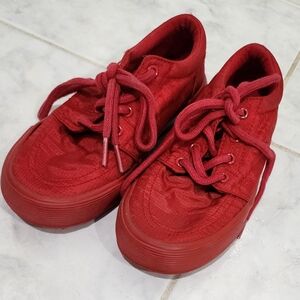 Polo Ralph Lauren kids shoes in size 13.5 (Red)